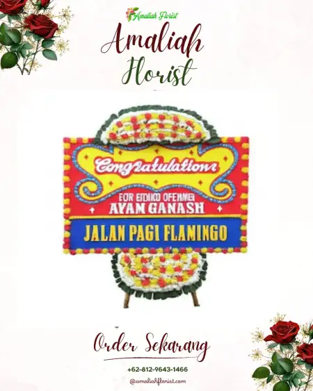 Sewa Papan Bunga Laren
